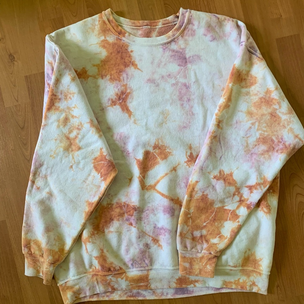 Urban Outfitters Renewal Recyled Blotchy Dye Sweatshirt